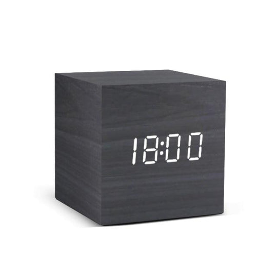 Minimalist Wooden LED Alarm Clock