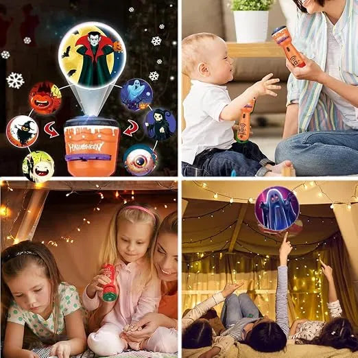 Projectielamp Kinderen – Zaklamp met 24 Motieven