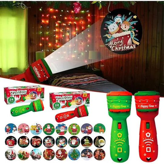 Projectielamp Kinderen – Zaklamp met 24 Motieven