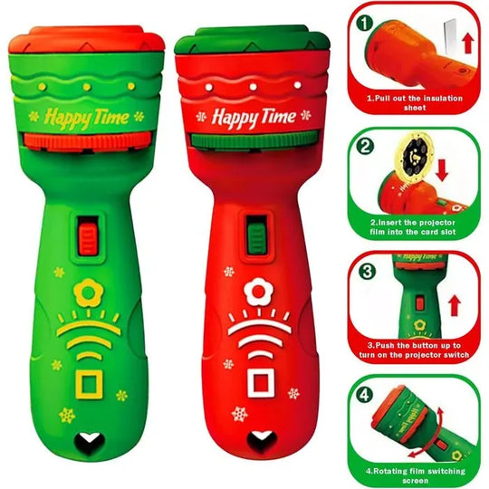 Projectielamp Kinderen – Zaklamp met 24 Motieven