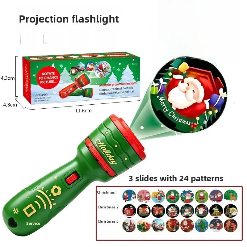 Projectielamp Kinderen – Zaklamp met 24 Motieven