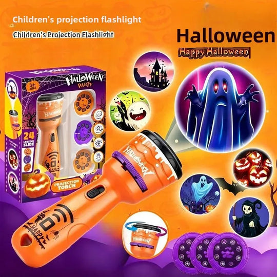 Projectielamp Kinderen – Zaklamp met 24 Motieven