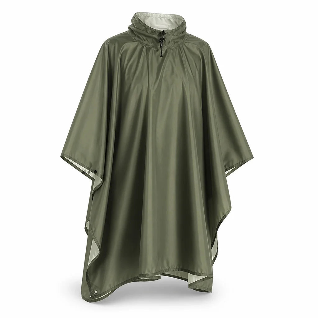 Regenponcho – Eendelig met Capuchon en Mouwen
