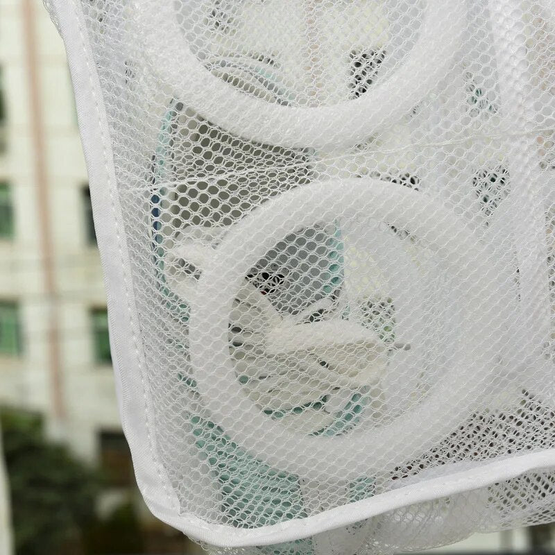 Schoenenwaszak – met Steunspons voor de Wasmachine