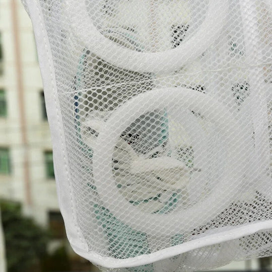 Schoenenwaszak – met Steunspons voor de Wasmachine