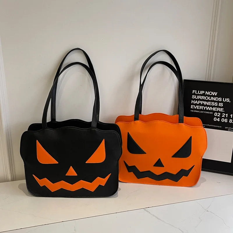 Schoudertas Pompoen – 3D-Vorm voor Halloween