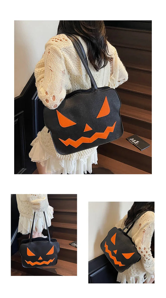Schoudertas Pompoen – 3D-Vorm voor Halloween