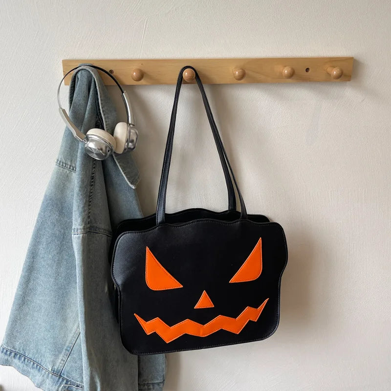 Schoudertas Pompoen – 3D-Vorm voor Halloween
