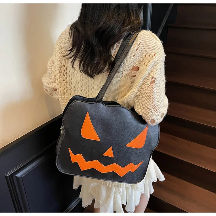 Schoudertas Pompoen – 3D-Vorm voor Halloween