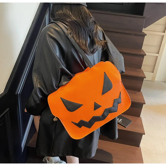 Schoudertas Pompoen – 3D-Vorm voor Halloween
