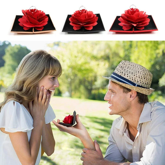 Sieradendoos – Compact met 3D-Bloemdesign