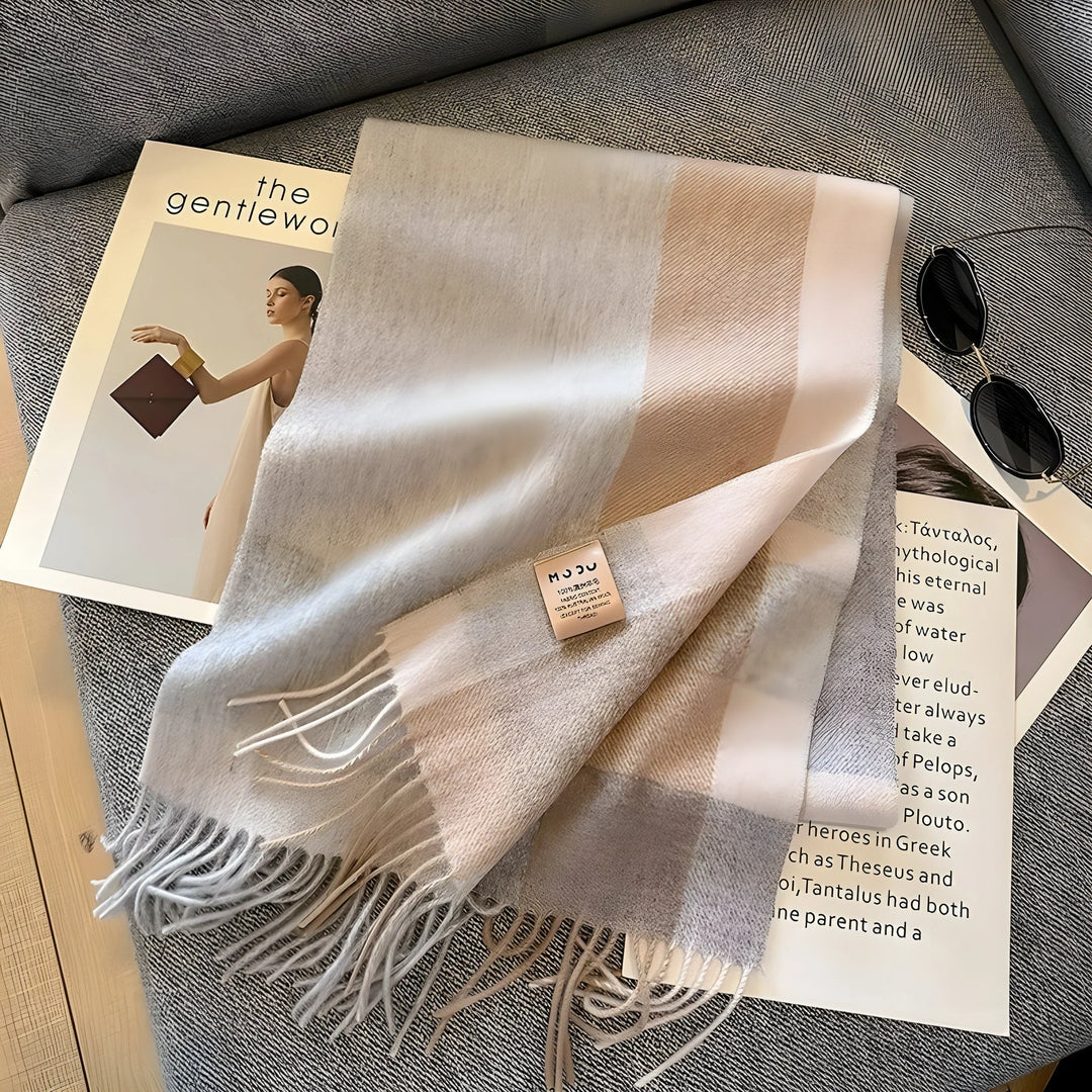 Sjaal Dames Ruitmotief – Groot Formaat 200 x 70 cm
