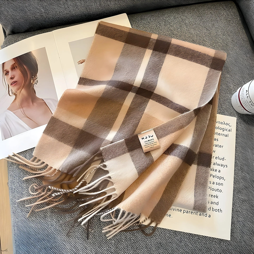 Sjaal Dames Ruitmotief – Groot Formaat 200 x 70 cm