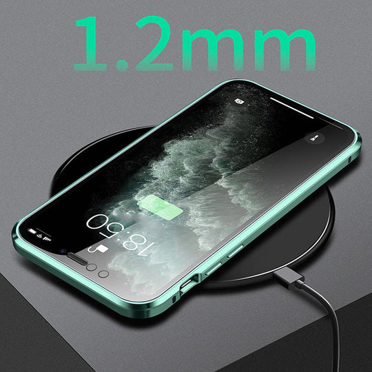 Magnetic 360° Glass-Protected iPhone Case