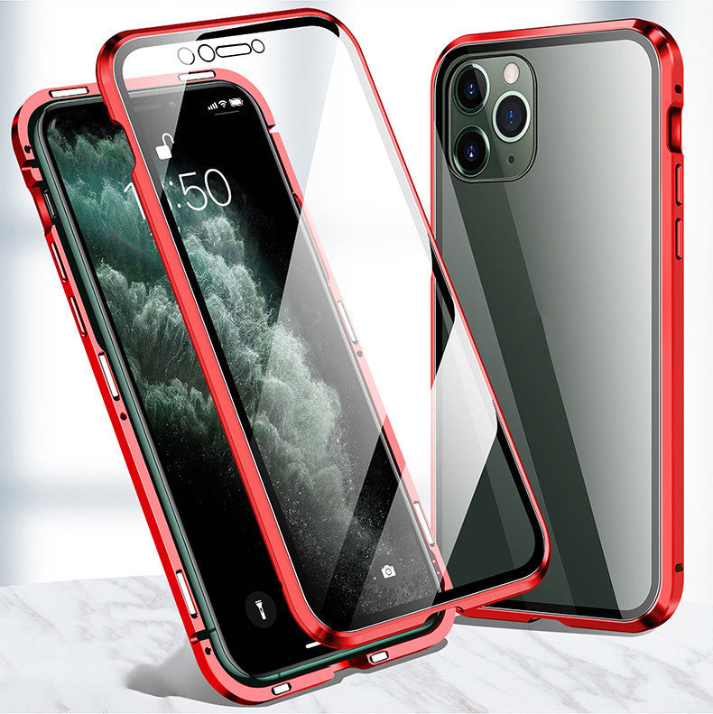 Magnetic 360° Glass-Protected iPhone Case
