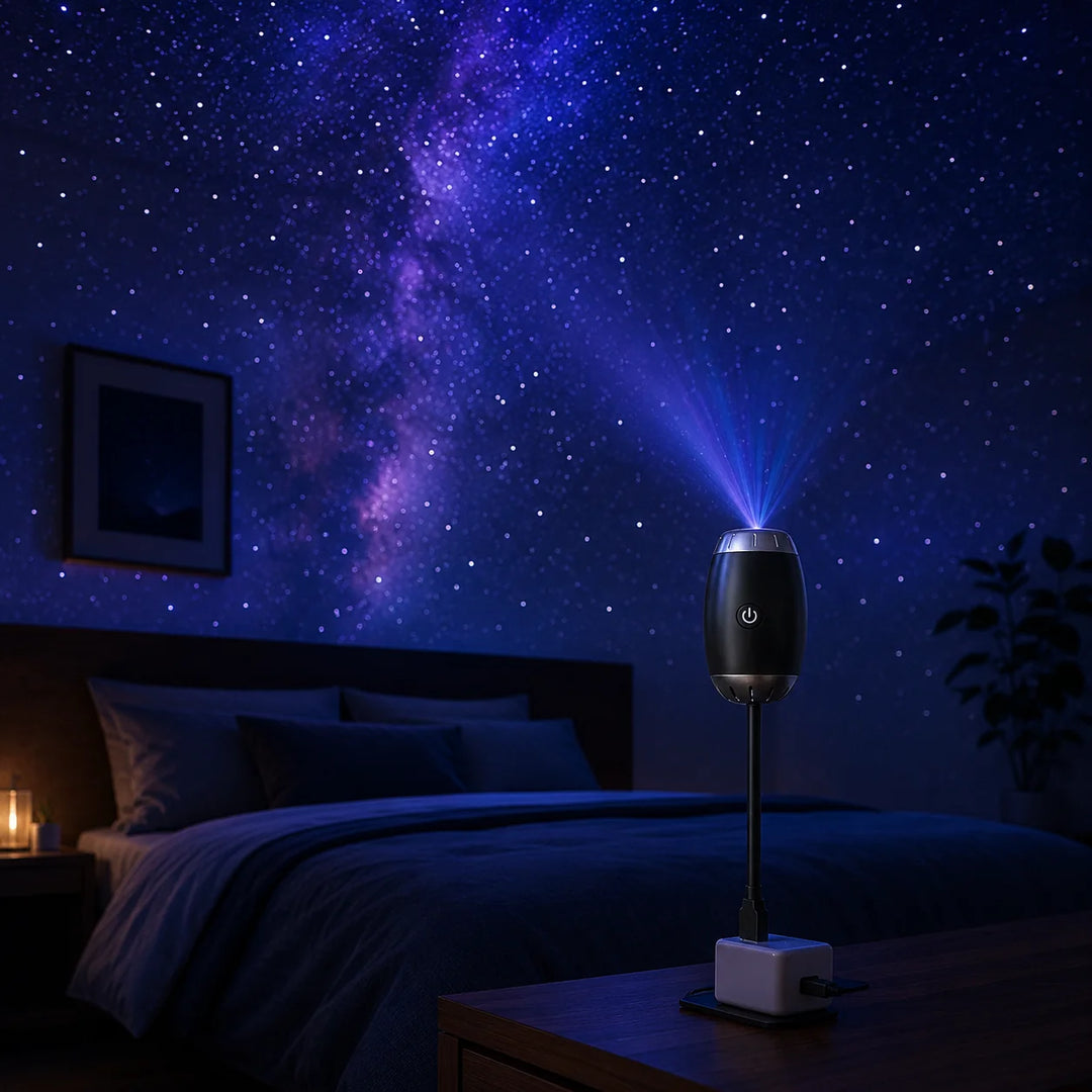 Sterrenprojector USB – met Vier Lichteffecten