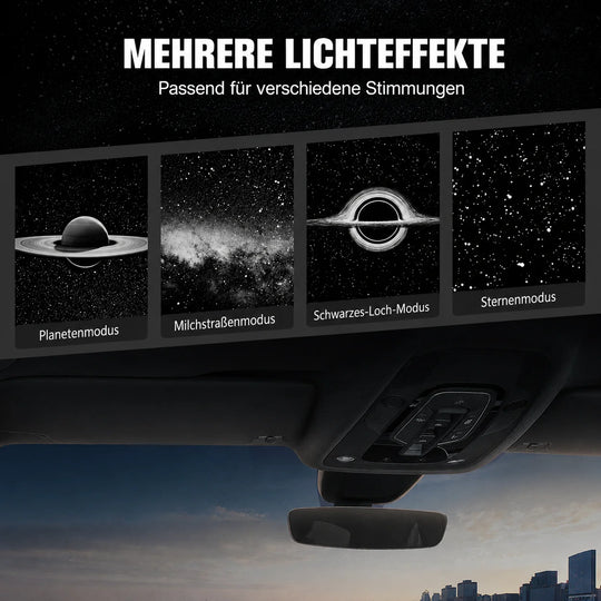 Sterrenprojector USB – met Vier Lichteffecten