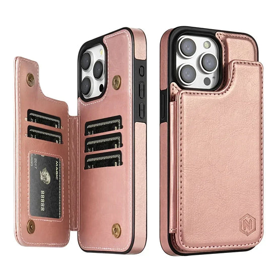 Telefoonhoesje Bookcase – met Kaartvakken voor iPhone 16 Pro Max