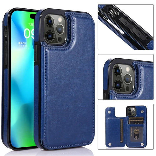Telefoonhoesje Bookcase – met Kaartvakken voor iPhone 16 Pro Max