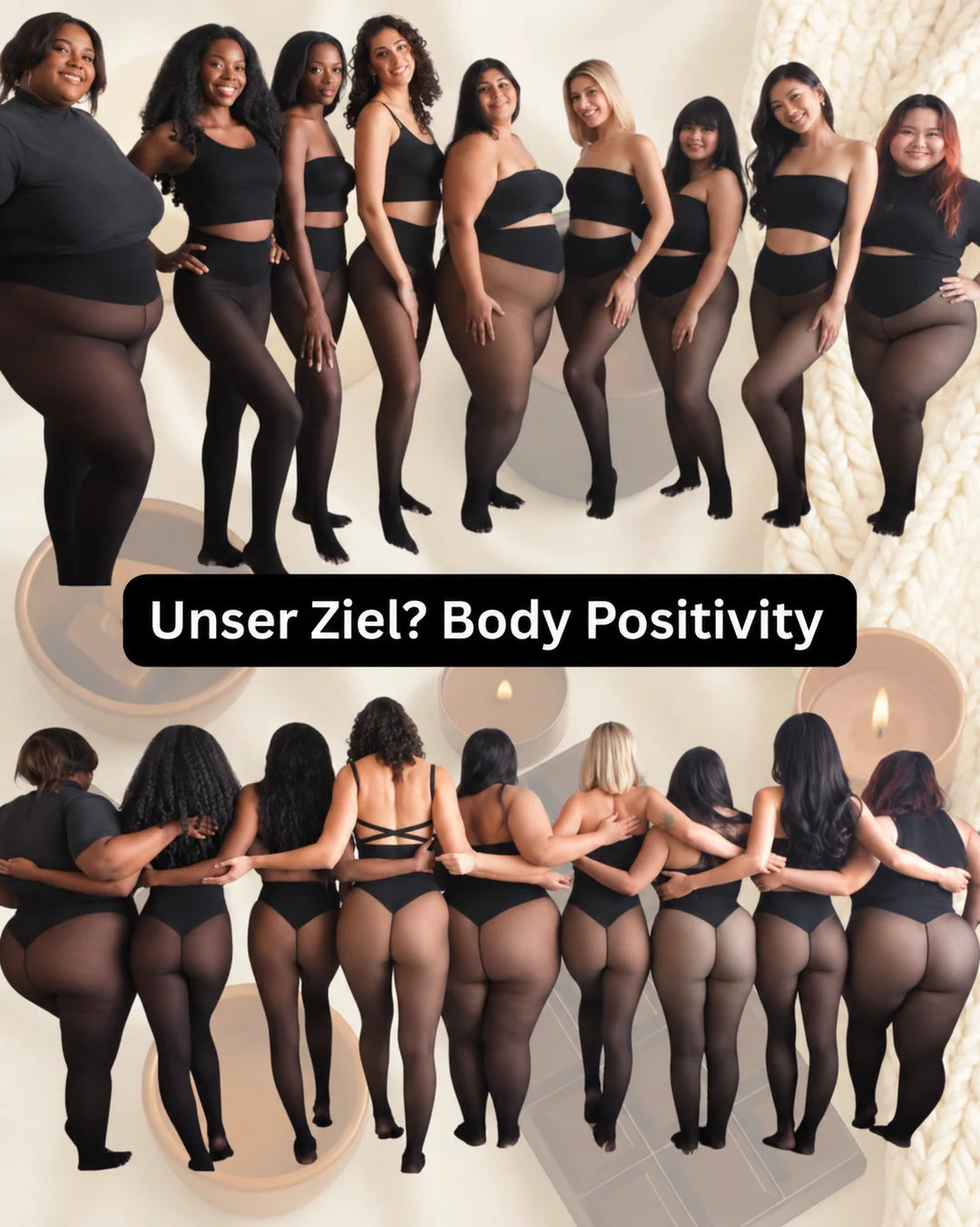 Thermo Legging – Fleecevoering met Hoge Tailleband