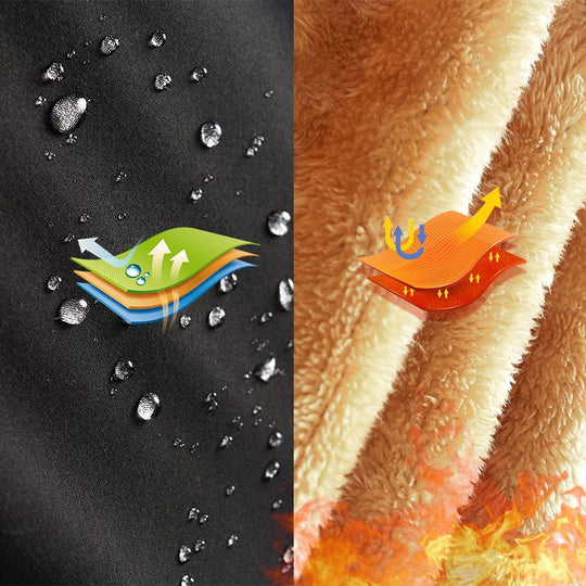 Thermobroek Heren Waterdicht – met Pluchevoering