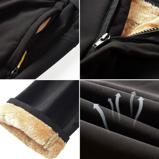 Thermobroek Heren Waterdicht – met Pluchevoering
