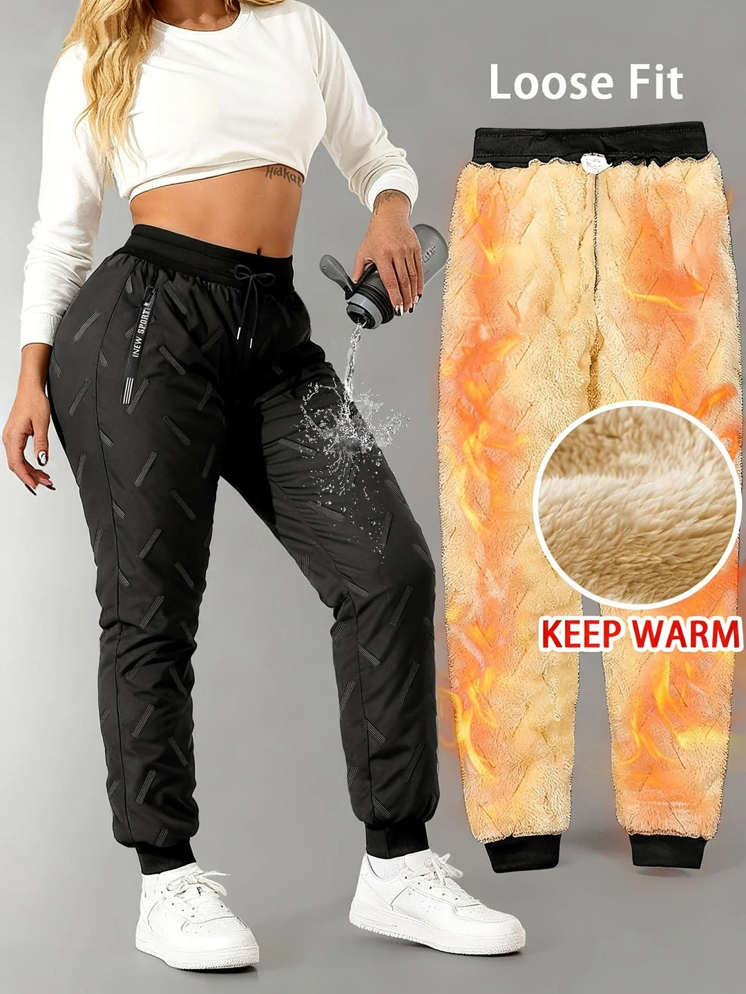 Thermobroek Waterafstotend – met Warme Fleecevoering