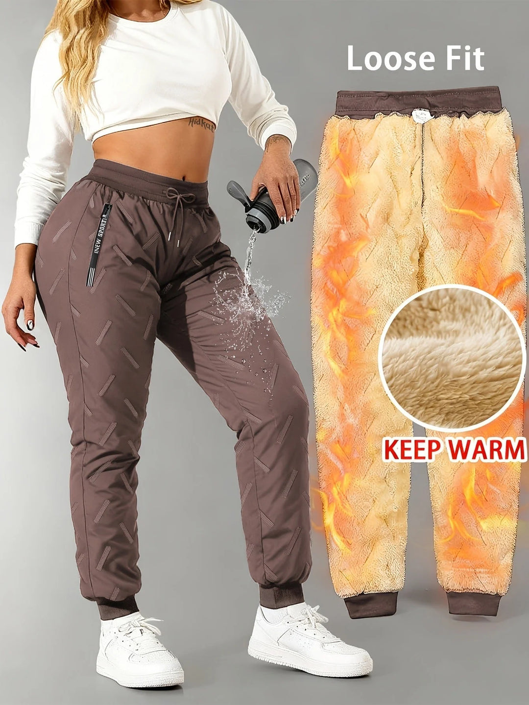 Thermobroek Waterafstotend – met Warme Fleecevoering
