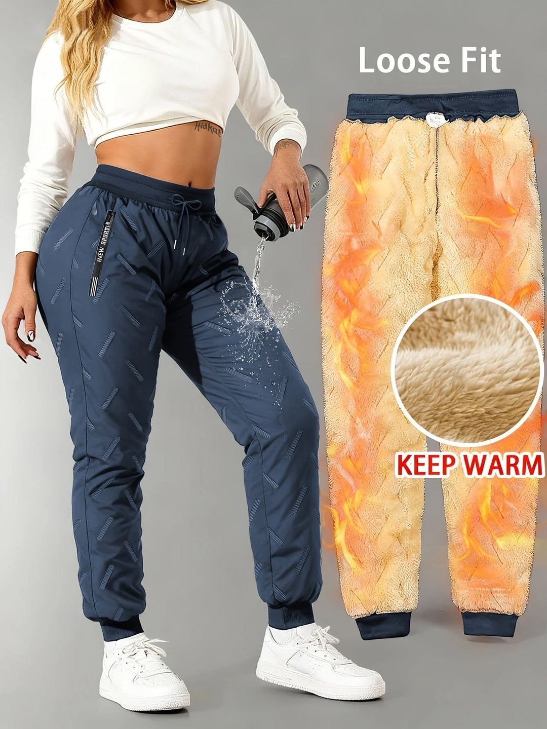 Thermobroek Waterafstotend – met Warme Fleecevoering