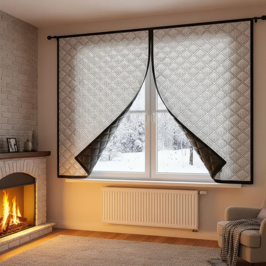 Thermogordijn – Verduisterend met Zonwering & Warmtewering