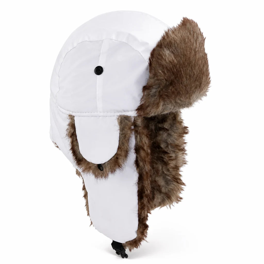 Trappermuts Winter – met Kunstbont en Oorkleppen