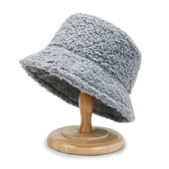 Warme Teddy Bucket Hat – Livia