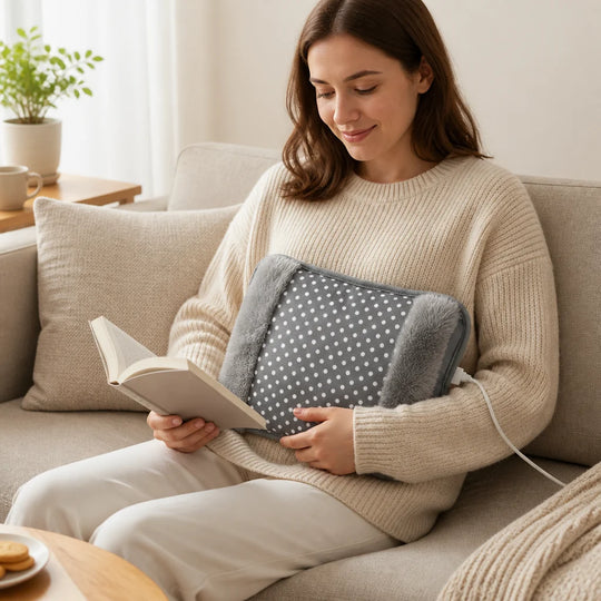Warmtekussen Elektrisch – met Pluchen Hoes