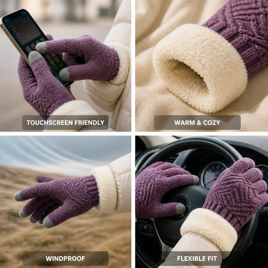 Winterhandschoenen Touchscreen – met Fleecevoering