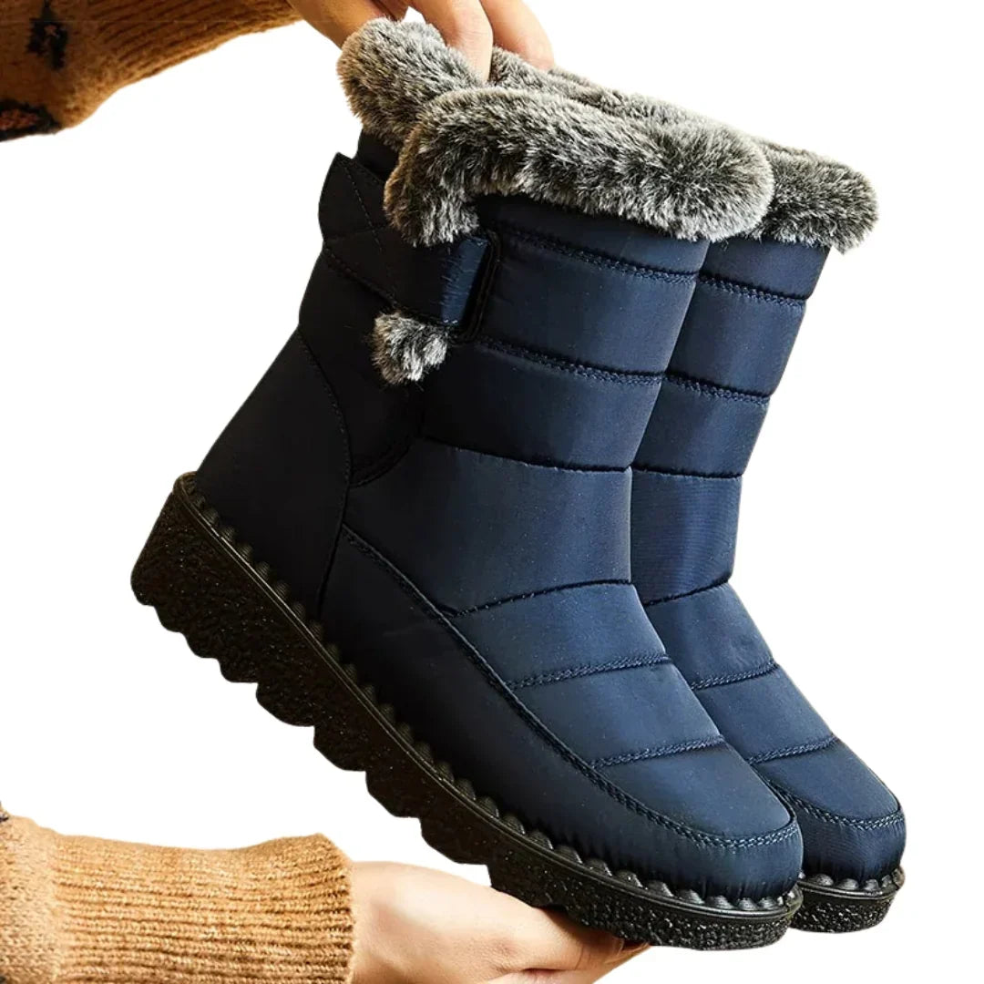 Winterlaarzen Dames Gevoerd – met Klittenbandsluiting