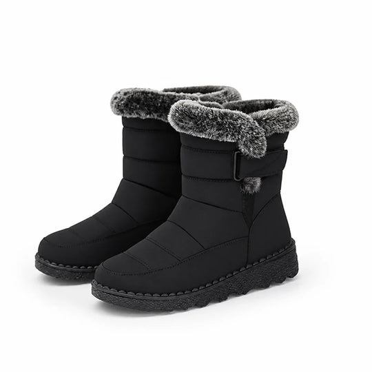 Winterlaarzen Dames Gevoerd – met Klittenbandsluiting
