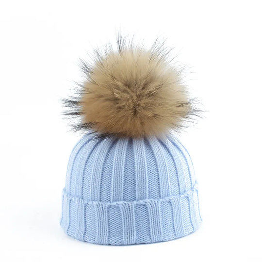 Wintermuts Gebreid – met Pompon van Kunstbont