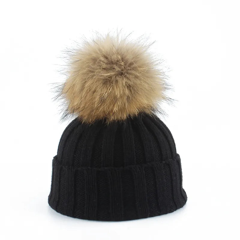 Wintermuts Gebreid – met Pompon van Kunstbont