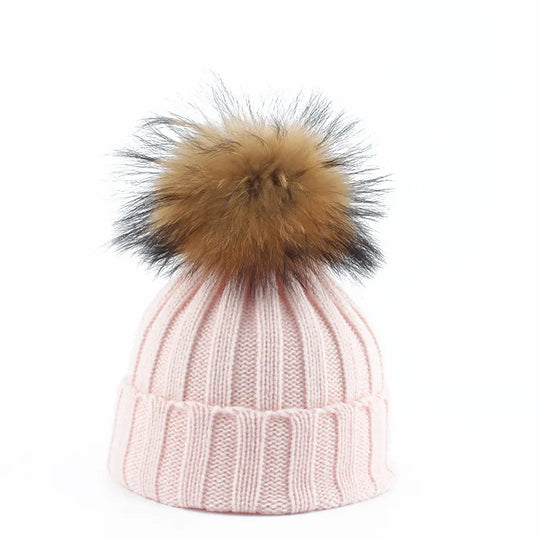 Wintermuts Gebreid – met Pompon van Kunstbont