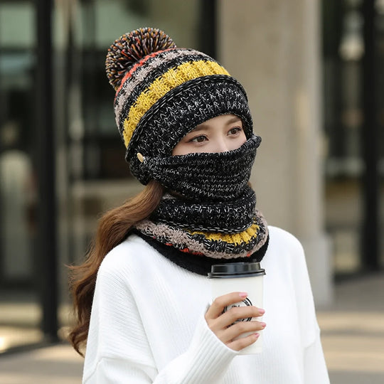 Winterset 3-in-1 – Muts, Nekwarmer en Gezichtsmasker