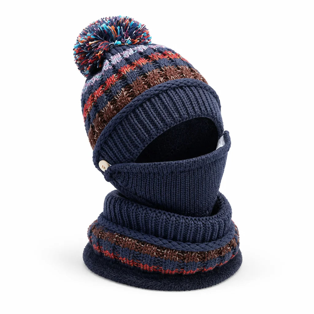 Winterset 3-in-1 – Muts, Nekwarmer en Gezichtsmasker