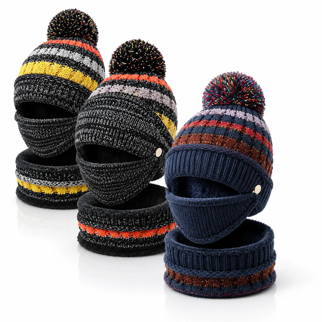Winterset 3-in-1 – Muts, Nekwarmer en Gezichtsmasker
