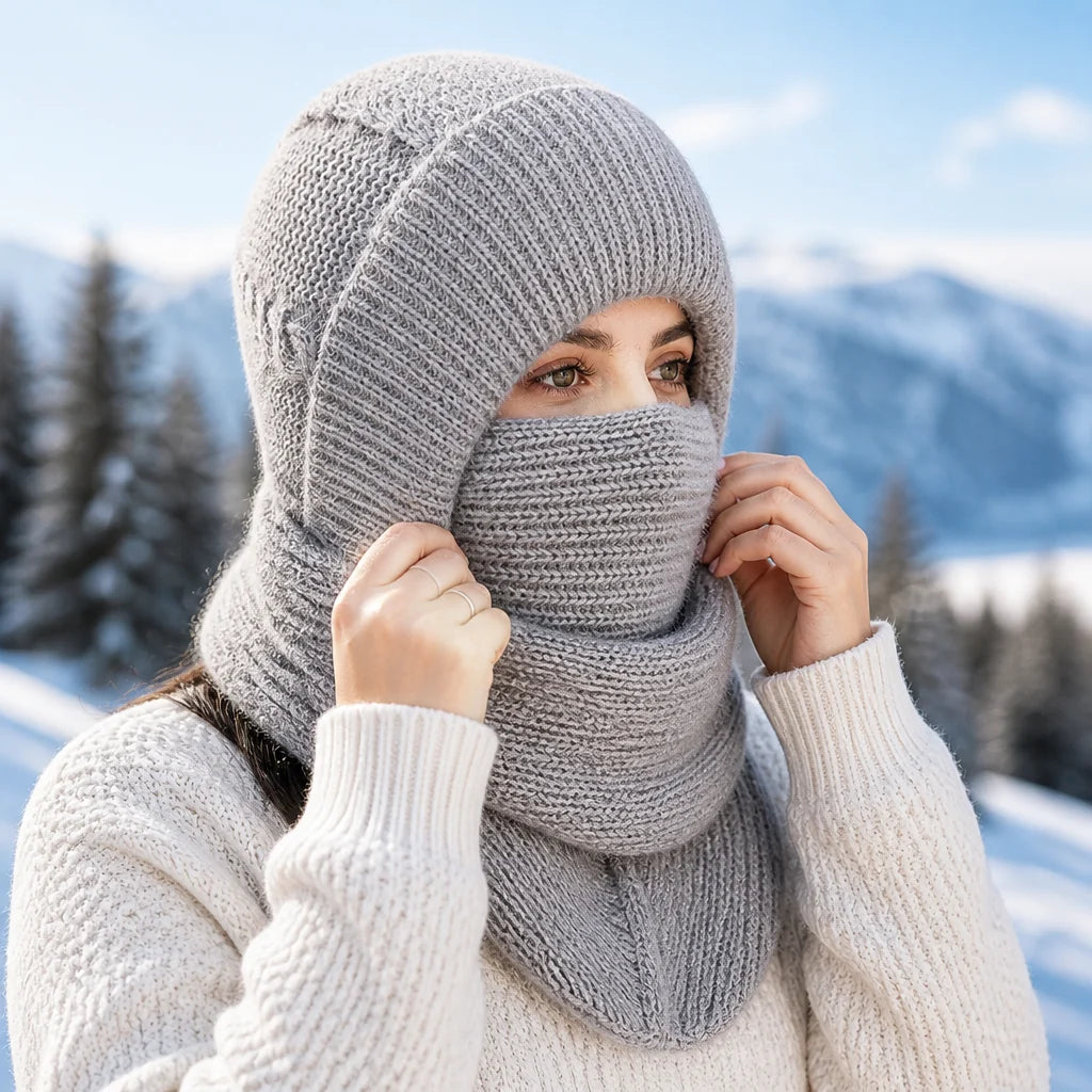 Winterset Muts en Sjaal – Gevoerd en Tweedelig