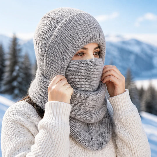 Winterset Muts en Sjaal – Gevoerd en Tweedelig