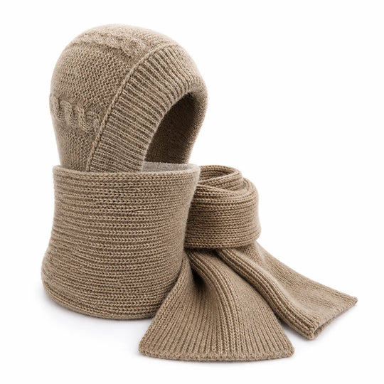 Winterset Muts en Sjaal – Gevoerd en Tweedelig