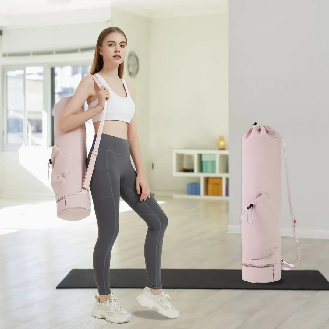 Yogamattas – met Nat Vak en Flessenhouder